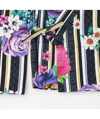 ストライプシグネチャーフラワー浴衣 7162604 | ANNA SUI mini