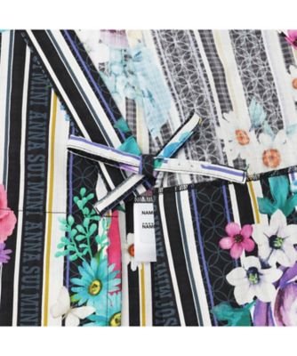 ストライプシグネチャーフラワー浴衣 7162604 | ANNA SUI mini