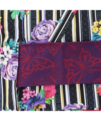 ストライプシグネチャーフラワー浴衣 7162604 | ANNA SUI mini
