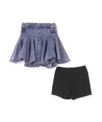 デニムスカート＋1分丈スパッツ 7163106 | ANNA SUI mini