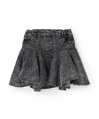 ANNA SUI mini ブラックジーンズスカートアナスイミニ スカート140 ANNA SUI mini (Baby&Kids)の子供服（ガールズ） スカート | ベビー