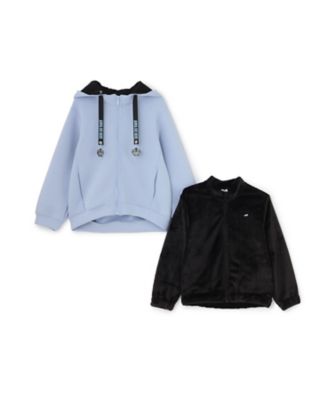 専用　アナスイミニ　新品　LL 145-155 ネコポケット3WAYブルゾン もちもち3WAYブルゾン 7163306 | ANNA SUI mini (Baby&Kids