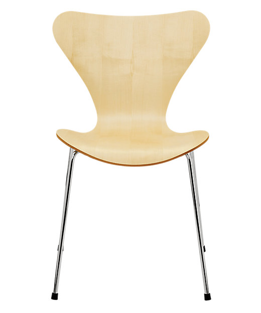 ＜三越伊勢丹/公式＞ シリーズセブン チェア ナチュラルウッド クロームレッグ メープル 椅子画像