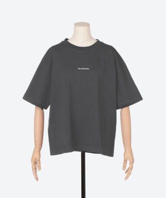 メンズacne studios ネックロゴT - Tシャツ/カットソー(半袖/袖なし)