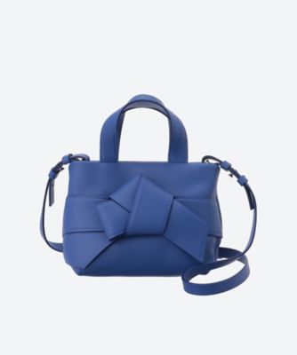  ストゥディオズ ムスビトートマイクロMusubi Tote Micro Blue ハンドバッグ