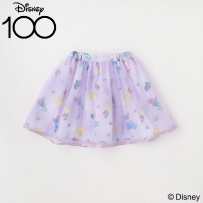 Ｄｉｓｎｅｙ１００】ディズニープリンセスチュール掛けスカート