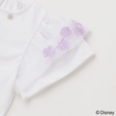 Disney100】ディズニープリンセス袖チュールTシャツ | ANNA 
