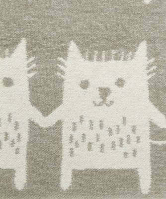 シュニールコットン　ミニブランケット　ボブキャット