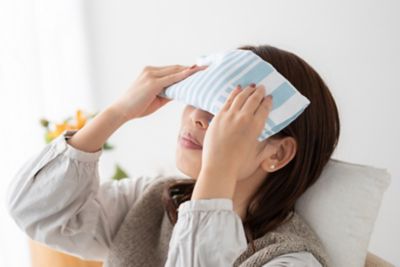 麦の温冷アイピロー　ストライプス