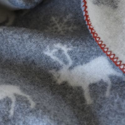 ウールハーフブランケット ワイルダネス グレー | KLIPPAN/クリッパン