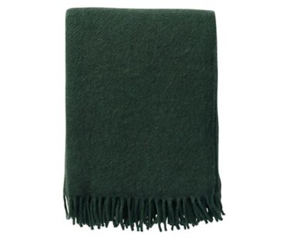 KLIPPAN/クリッパン ウールスロー ゴットランド ボトルグリーン 毛布・ブランケット【三越伊勢丹/公式】