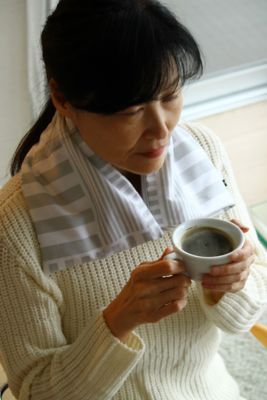 麦の温冷ネックピローストライプス