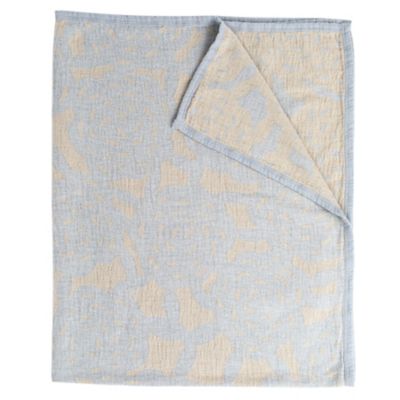 KLIPPAN/クリッパン リネン&シュニールコットン シングルブランケット 無量花 むりょうばな