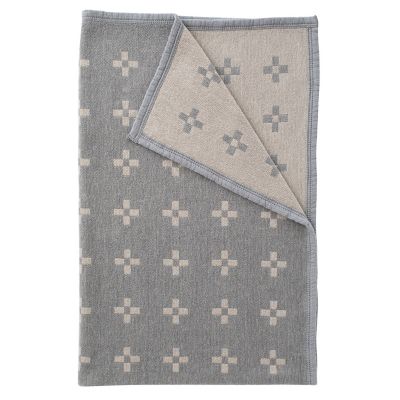 KLIPPAN/クリッパン　ハーフブランケット　シャーンスンドグレー KLIPPAN/クリッパン シュニールコットン ハーフブランケット