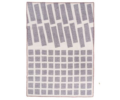 KLIPPAN/クリッパン ウールシングルブランケット St. Petri FLOOR(サンクト・ペトリ フロア) グレー 毛布・ブランケット【三越伊勢丹/公式】