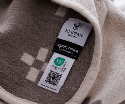 コットンミニブランケット　シャーンスンド　ライトブルー
