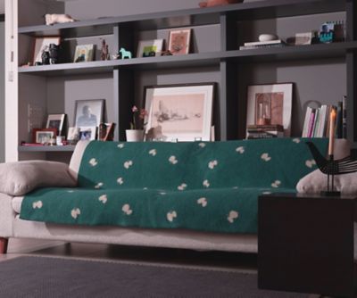 ウールシングルブランケット CHOUCHO ブルーグリーン | KLIPPAN