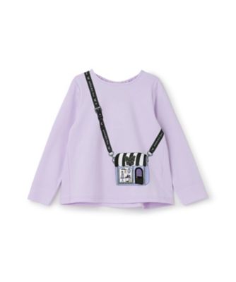 ANNA SUI mini (Baby&Kids)/アナ スイ・ミニ バッグトロンプルイユ長袖Ｔシャツ　７３６１２２４