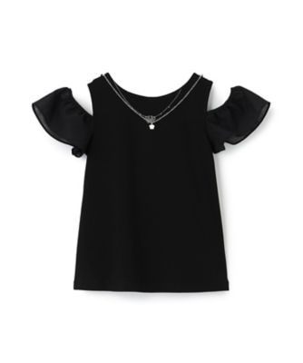 ネックレス付き2WAY肩開きTシャツ 7361227 | ANNA SUI