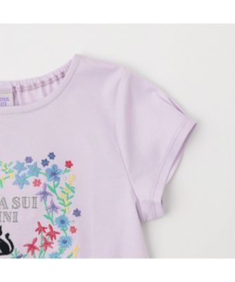 フラワーネコ刺繍Tシャツ 7362225 | ANNA SUI mini (Baby&Kids