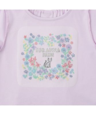 フラワーネコ刺繍Tシャツ 7362225 | ANNA SUI mini (Baby&Kids