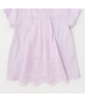 フラワーネコ刺繍Tシャツ 7362225 | ANNA SUI mini (Baby&Kids