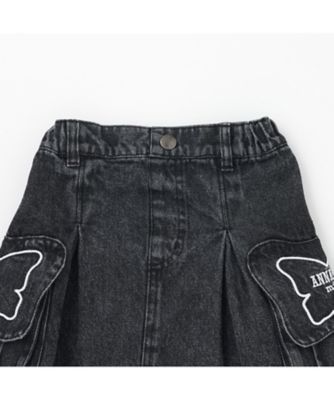 蝶フラップデニムスカパン 7363104 | ANNA SUI mini (Baby&Kids