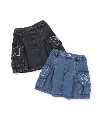 蝶フラップデニムスカパン 7363104 | ANNA SUI mini (Baby&Kids