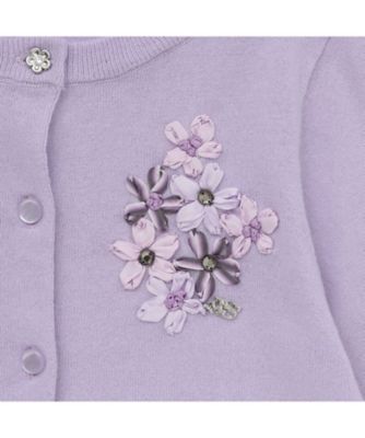8/31までセール中ANNA SUI mini 総刺繍ワンピース、カーディガン リボン刺繍カーディガン 7363201 | ANNA SUI mini (Baby&Kids