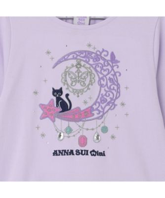 ムーンジュエル裾フリル長袖Tシャツ 7363221 | ANNA SUI mini