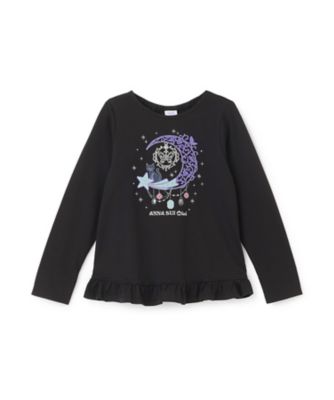ムーンジュエル裾フリル長袖Ｔシャツ　７３６３２２１