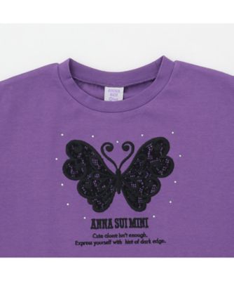 レース蝶ビッグTシャツ 7363226 | ANNA SUI mini (Baby&Kids