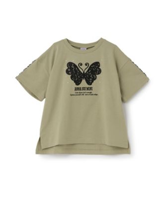 レース蝶ビッグTシャツ 7363226 | ANNA SUI mini (Baby&Kids