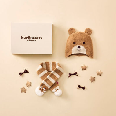 ＜HOT BISCUITS MIKIHOUSE(Baby&Kids)＞ニット小物２点セット