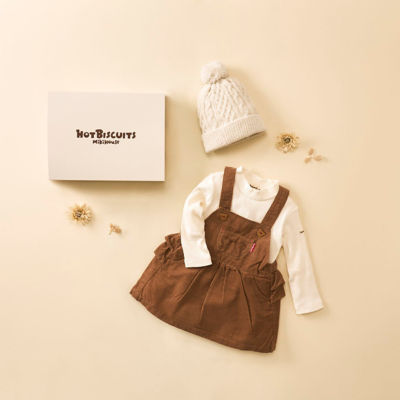 ＜HOT BISCUITS MIKIHOUSE(Baby&Kids)＞コーデュロイジャンパースカートセット