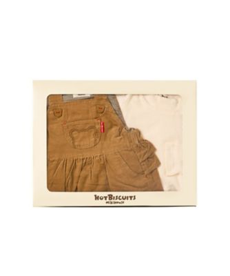 コーデュロイジャンパースカート＆Ｔシャツギフトセット