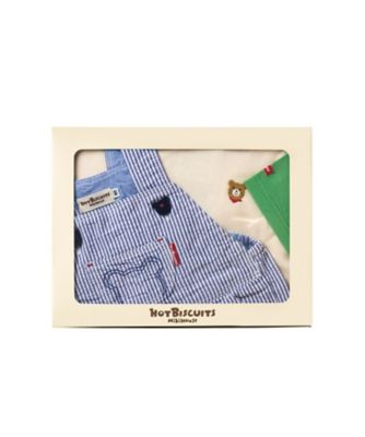 オーバーオール＆Ｔシャツセット　ＢＯＸ付き　７４－９９３５－１４２