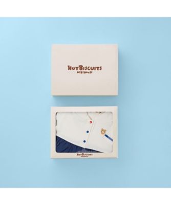 MIKI HOUSE HOT BISCUITS ワンピース 2点セット セーラー襟ワンピース セット BOX付き 74ー9953ー799