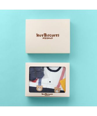 カバーオール＆ベビーソックスセット　ＢＯＸ付き　７４－９９７４－４９９