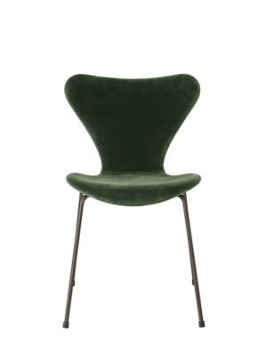 FRITZ HANSEN/フリッツ・ハンセン セブンチェア フルパディング ベルファストベルベット ブロンズブラウンレッグ フォレストグリーン 椅子【三越伊勢丹/公式】