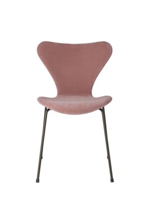 FRITZ HANSEN/フリッツ・ハンセン セブンチェア フルパディング ベルファストベルベット ブロンズブラウンレッグ ミスティローズ 椅子【三越伊勢丹/公式】