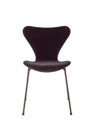 FRITZ HANSEN/フリッツ・ハンセン セブンチェア フルパディング ベルファストベルベット ブロンズブラウンレッグ ダークプラム 椅子【三越伊勢丹/公式】