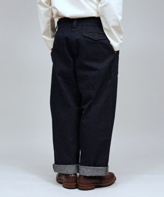 ブリティッシュアーミーパンツ　ー　ルーズデニム　／　ＢＲＩＴＩＳＨ　ＡＲＭＹ　ＰＡＮＴ　ー　ＬＯＯＳＥ　ＤＥＮＩＭ　８００２００５００３０