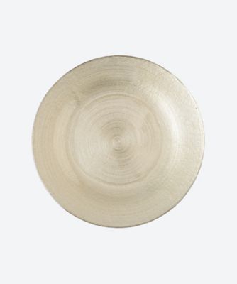 ＜IVV＞★ボンベイ２８ｃｍプレート　シャンパンゴールド