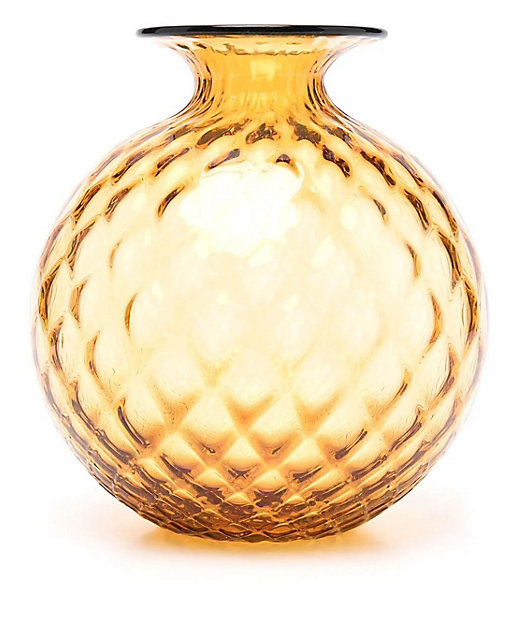  ベース モノフィオーリ バロトン（1970）Amber Amber 花瓶