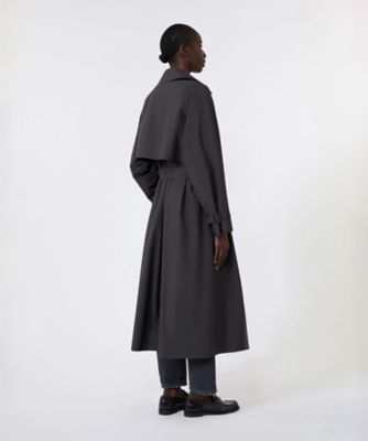 ファット テクニカル キャンバス ロング トレンチ コート