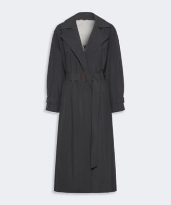 ファット テクニカル キャンバス ロング トレンチ コート