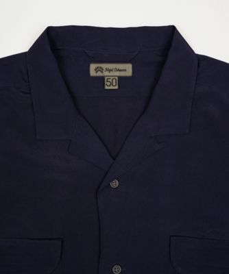 オープンカラーシャツーレーヨンサルファーダイ／ＯＰＥＮ　ＣＯＬＬＡＲ　ＳＨＩＲＴーＲＡＹＯＮ　ＳＵＬＦＵＲ　ＤＹＥ　８０４８００１１２００