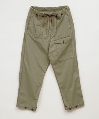 Nigel Cabourn (Men)/ナイジェル・ケーボン パラトルーパーパンツ-ピグメント コットンナイロン/PARATROOPER PANT-PIGMENT COTTON NAYLON ダークグリーン パンツ・ズボン【三越伊勢丹/公式】