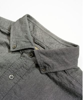 ナイジェルケーボン⭐️BRITISH OFFICERS SHIRT-TYPE2‼️ ブリティッシュオフィサーズシャツ ー タイプ2 ブラック